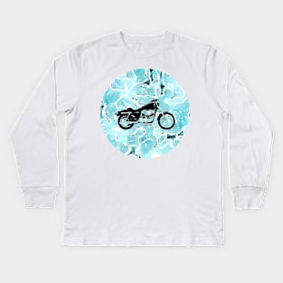 Trippy Bike Kids Long Sleeve T-Shirt